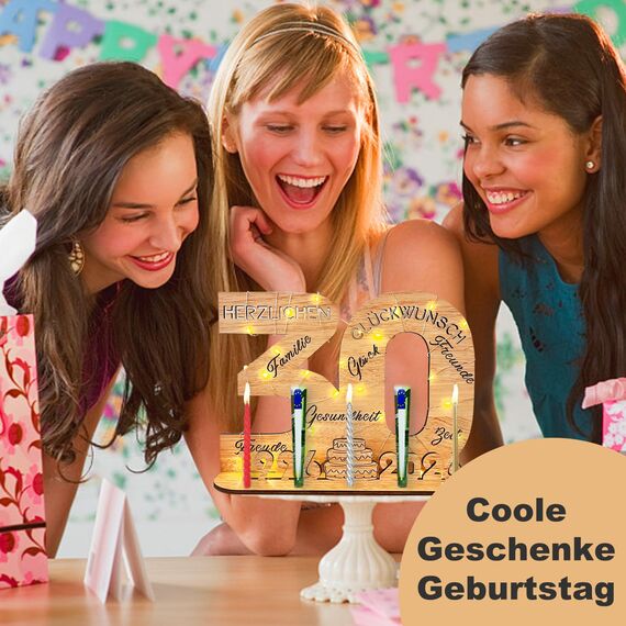 YUNLI Holz-Schild Gästebuch, 30 Geburtstag Frauen & Männer, 30 Geburtstag Jubiläum, 2026 Holzschild Gästebuch Geburtstag als Personalisierbares Geschenk, Deko Zahlen 30 Jahre mit Jahreszahlen