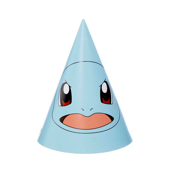 Amscan 9917126 – Pokémon Kindergeburtstagsparty-Hüte, verschiedene Designs, 8 Stück