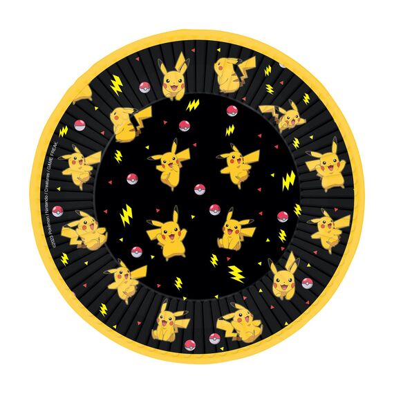 Amscan 9917105-66 Pokémon Papp-Dessertteller für Kindergeburtstag, 8 Stück