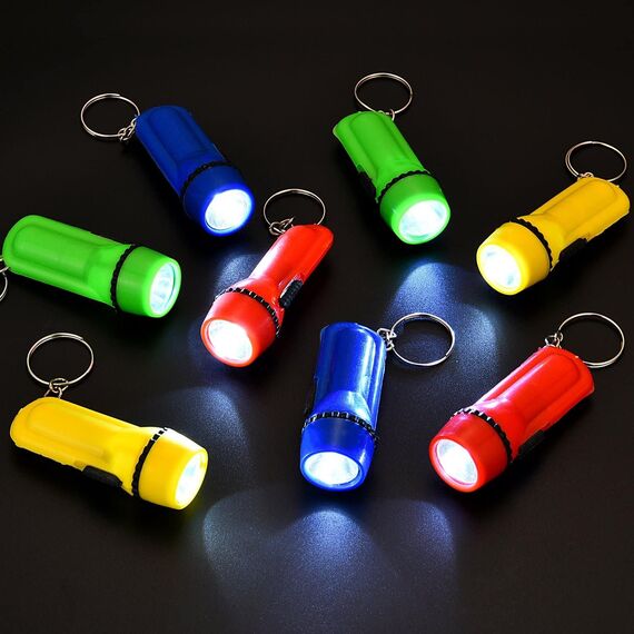 Piucrty Mini Taschenlampe Schlüsselanhänger Kinder 24Pcs Nützliche Mitgebsel Kindergeburtstag Gastgeschenke Kleinigkeiten Give Aways Tombola Preise Kleine Geschenke Geburtstag Wundertüte Goodie Bag