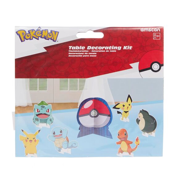 Amscan 9917124 - Pokémon Kindergeburtstagsparty Tischdekoration - 7 Stück