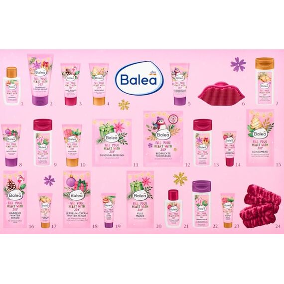 Balea - Adventskalender 2022 - Advent Calendar - Beauty - Kosmetik - MakeUp - Limitiert