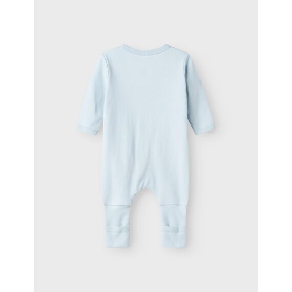Name IT Baby - Jungen Nbmnightsuit 2p Zip Ff Elephant Noos Schlafanzug, Baby Blue, 80 EU