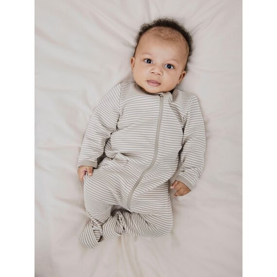 Name IT Unisex Baby Nbnnightsuit 2p Zip Ff Y/D Core 2 Noos Schlafanzug, Pure Cashmere, 50 EU