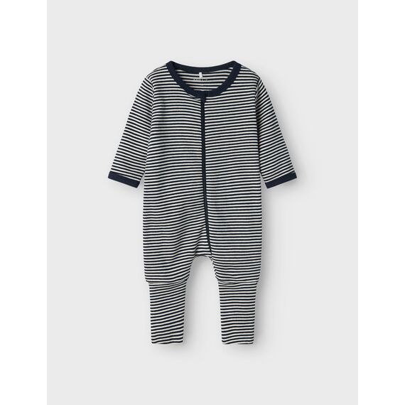 Name IT Unisex Baby Nbnnightsuit 2p Zip Ff Y/D Core 2 Noos Schlafanzug, Dark Sapphire, 68 EU