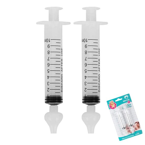 2 Stück Baby Nasendusche, Wiederverwendbare Nasenreiniger, 10ml Nasenspülung Tragbares, Nasenreinigungs, Nasenwaschreiniger, Sicherer und Komfortabel