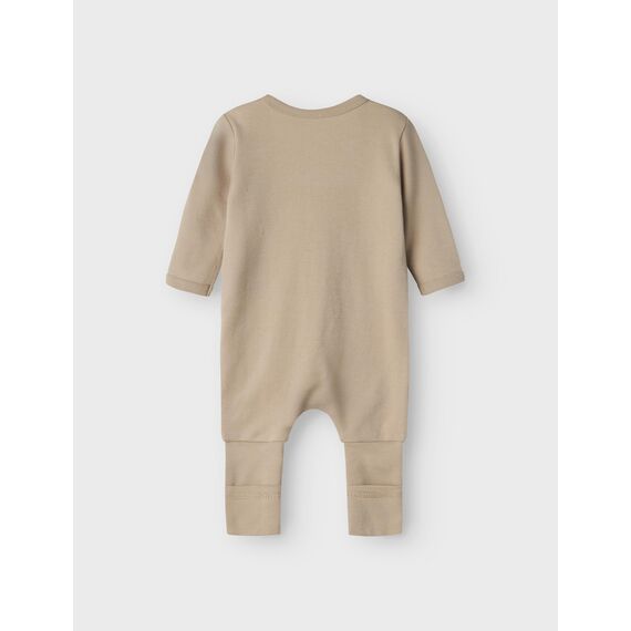 Name IT Unisex Baby Nbnnightsuit 2p Zip Ff Y/D Core 2 Noos Schlafanzug, Pure Cashmere, 74 EU
