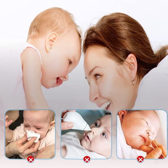 2 Stück Baby Nasendusche, Wiederverwendbare Nasenreiniger, 10ml Nasenspülung Tragbares, Nasenreinigungs, Nasenwaschreiniger, Sicherer und Komfortabel