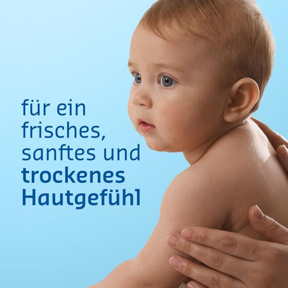 Penaten natürliches Baby Puder mit Aloe & Vitamin E, Puder auf Basis von Maisstärke, pflegt sanft Babyhaut, frisches und trockenes Hautgefühl