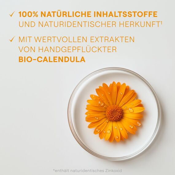 WELEDA Bio Baby Calendula Pflegecreme Körper & Gesicht 75ml - Naturkosmetik Gesichtscreme / Hautcreme mit Sesamöl & Lanolin zur Pflege trockener Haut. Babypflege Feuchtigkeitscreme für Babys & Kinder