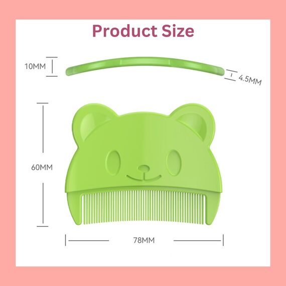 4 Stück Baby kamm für milchschorf, Neugeborene Haarkamm, Baby Haarbürste mit weichen Zähnchen, kamm gegen milchschorf baby kind, Farben sortiert (Rosa, Blau, Grün, Lila)