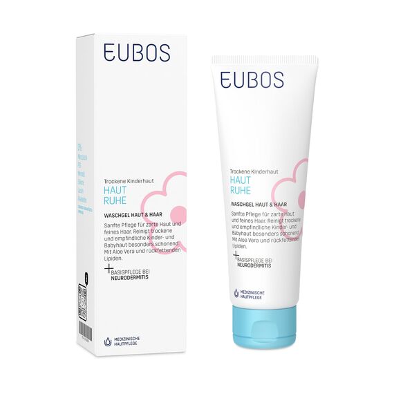 EUBOS Kinder HAUT RUHE Waschgel, 125 ml Gel