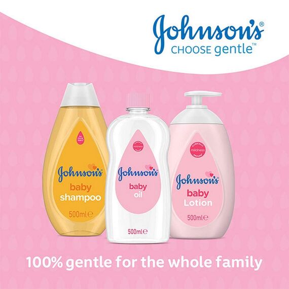 Johnsons JOHNSON'S - Baby Oil, (1 X 500 ML) (Packung mit 2)