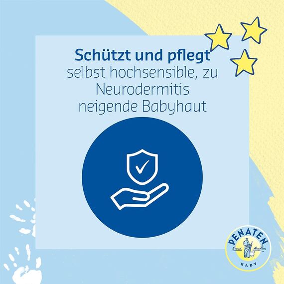 PENATEN Ultra Sensitiv Pflegecreme Gesicht & Körper (100ml) parfümfreie Baby Gesichtscreme & Körpercreme, schützende & pflegende Feuchtigkeitscreme für hochsensible, zu Neurodermitis neigende Babyhaut