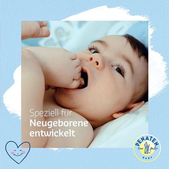 PENATEN Ultra Sensitiv Pflegecreme Gesicht & Körper (100ml) parfümfreie Baby Gesichtscreme & Körpercreme, schützende & pflegende Feuchtigkeitscreme für hochsensible, zu Neurodermitis neigende Babyhaut