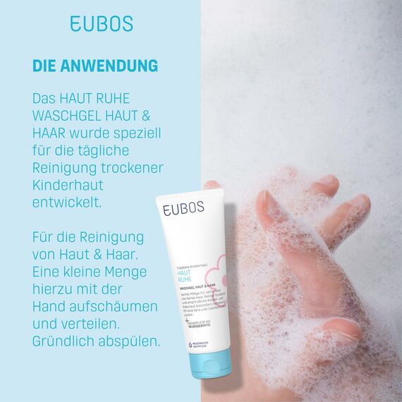EUBOS Kinder HAUT RUHE Waschgel, 125 ml Gel
