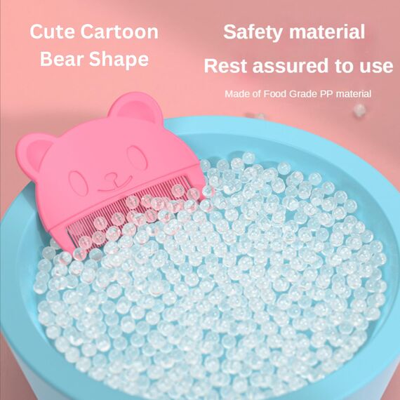 4 Stück Baby kamm für milchschorf, Neugeborene Haarkamm, Baby Haarbürste mit weichen Zähnchen, kamm gegen milchschorf baby kind, Farben sortiert (Rosa, Blau, Grün, Lila)