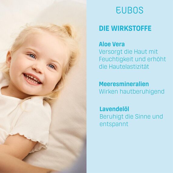 EUBOS Kinder HAUT RUHE Waschgel, 125 ml Gel