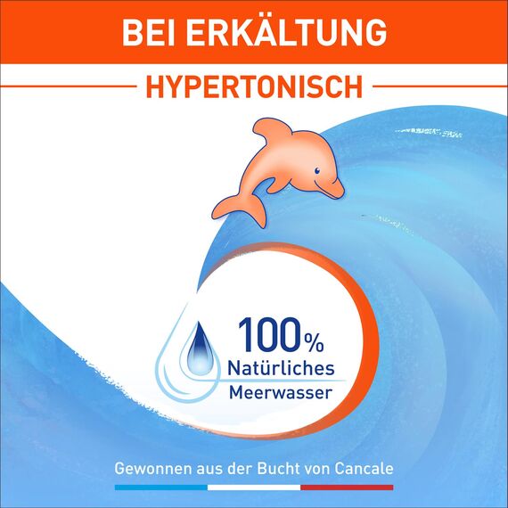 Stérimar Meerwasser Nasenspray, 100% natürliches Meerwasser, 2 in 1 Spray und Spülung, für Babys und Kinder ab 3 Monaten, 50 ml, 150 Sprühstöße