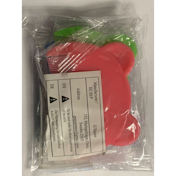 4 Stück Baby kamm für milchschorf, Neugeborene Haarkamm, Baby Haarbürste mit weichen Zähnchen, kamm gegen milchschorf baby kind, Farben sortiert (Rosa, Blau, Grün, Lila)