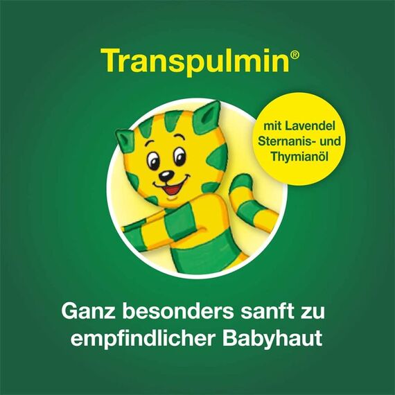 Transpulmin Baby Balsam mild: Wohltuender Erkältungsbalsam für Kinder ab 3 Monaten, bei Erkältung, Husten und Schnupfen, 40 g Balsam