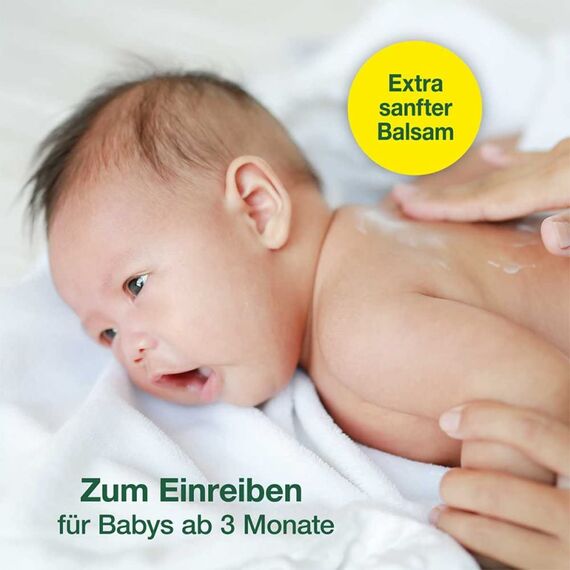 Transpulmin Baby Balsam mild: Wohltuender Erkältungsbalsam für Kinder ab 3 Monaten, bei Erkältung, Husten und Schnupfen, 40 g Balsam