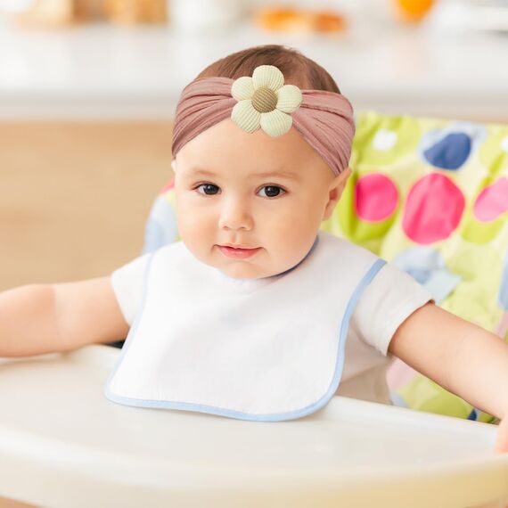 LECTNORE Baby Stirnbänder Blumen 3er Pack, Weiche Haarbänder für Neugeborene und Kleinkinder, Haarschmuck Mädchen (#11#14#15)