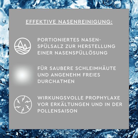SUNLIFE Nasenspülsalz und Sunlife Einkaufswagenchip (60 Sticks) (Packung mit 2)