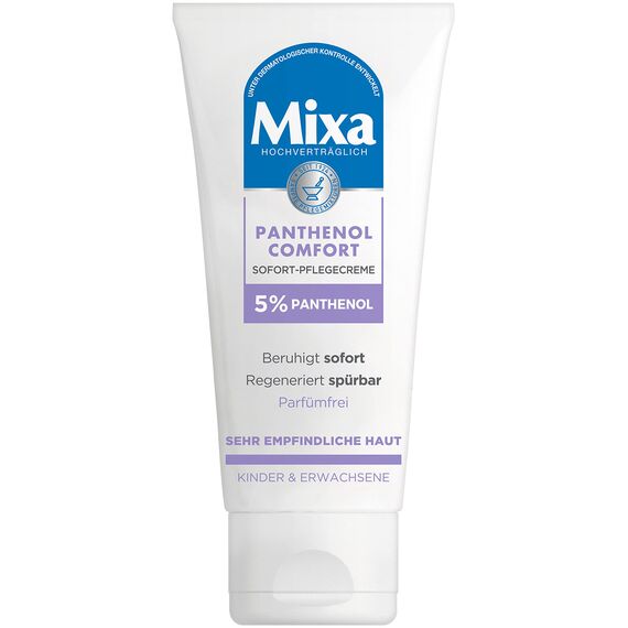 Mixa Sofort Pflegecreme für empfindliche und irritierte Haut, Wundheilcreme gegen Rötungen und extreme Trockenheit, Mit Panthenol, Panthenol Comfort, 50 ml (Packung mit 2)