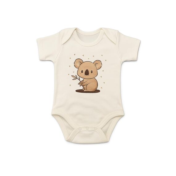 Blue Eyes Baby Geschenk Set – 6 Teiliges Neugeborenen Geschenkbox Set aus 100% Baumwolle, OEKO-TEX, Premium Erstausstattung zur Geburt 0–4 Monate, Unisex für Junge & Mädchen (Koala)