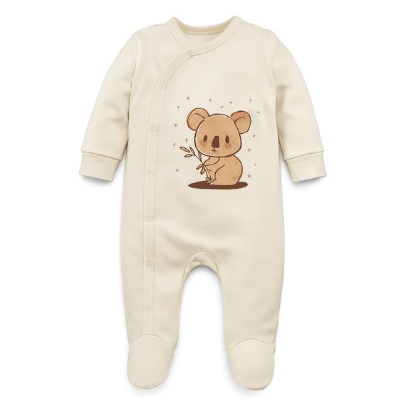 Blue Eyes Baby Geschenk Set – 6 Teiliges Neugeborenen Geschenkbox Set aus 100% Baumwolle, OEKO-TEX, Premium Erstausstattung zur Geburt 0–4 Monate, Unisex für Junge & Mädchen (Koala)