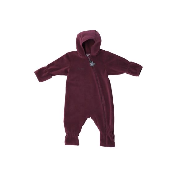Sterntaler Baby Mädchen Overall Baby Overall - Overall Baby Winter, Baby Overall - aus Microfleece mit Stickerei & Zipper - pink, 62