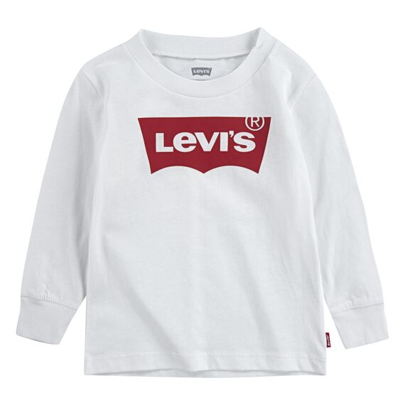 Levi's Kids l/s batwing tee Baby Jungen Weiß 36 Monate