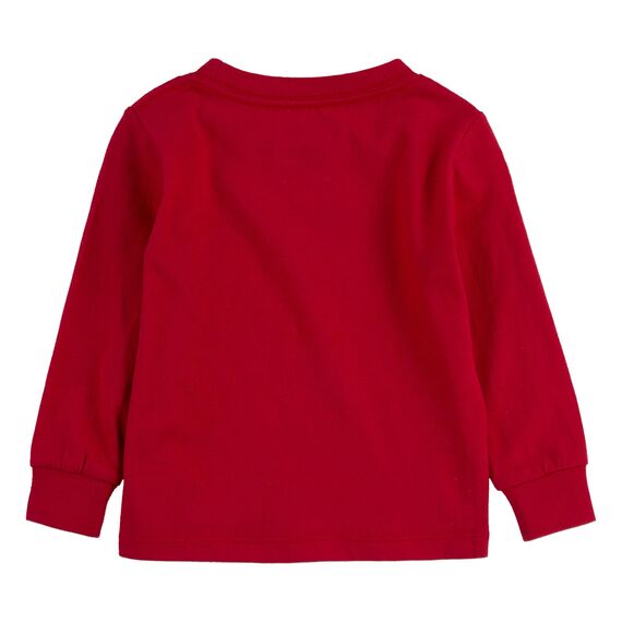 Levi's Kids l/s batwing tee Baby Jungen Super Red 36 Monate