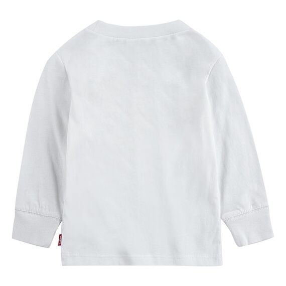 Levi's Kids l/s batwing tee Baby Jungen Weiß 12 Monate