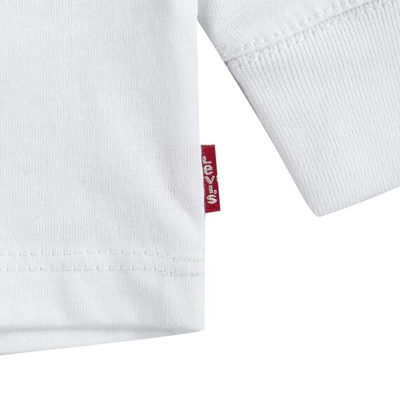 Levi's Kids l/s batwing tee Baby Jungen Weiß 6 Monate