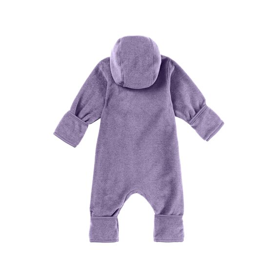 Sterntaler Baby Overall Fleece Mädchen - Jumpsuit aus Microfleece Stickerei, Reißverschluss, sowie Hand- und Fußstulpen - lavendel, 56