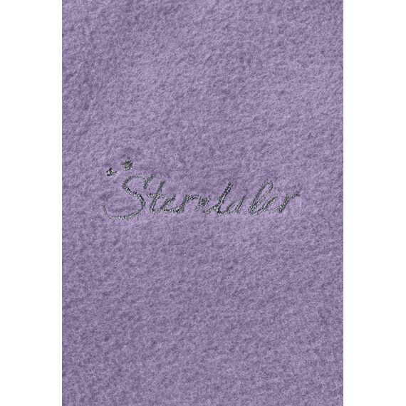 Sterntaler Baby Overall Fleece Mädchen - Jumpsuit aus Microfleece Stickerei, Reißverschluss, sowie Hand- und Fußstulpen - lavendel, 56