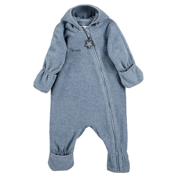 Sterntaler Unisex Kinder Overall Baby Fleece Overall, Blau, 62