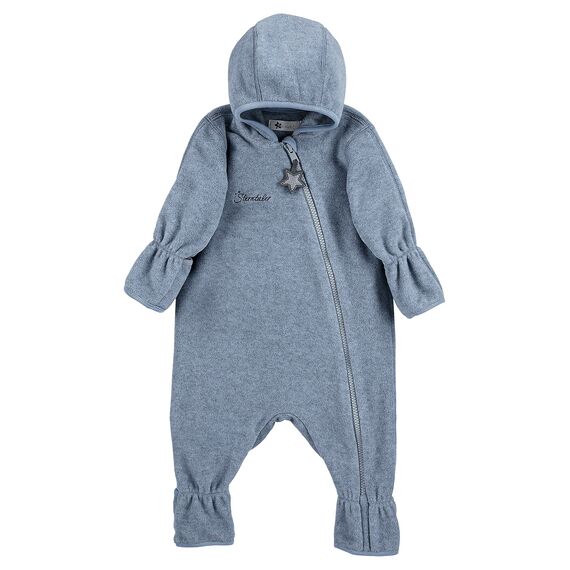 Sterntaler Unisex Kinder Overall Baby Fleece Overall, Blau, 62