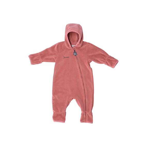 Sterntaler Kleinkind Mädchen Overall Baby Overall - Overall Baby Winter, Baby Overall - aus Microfleece mit Stickerei - rosa, 86