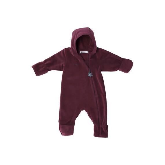 Sterntaler Kleinkind Mädchen Overall Baby Overall - Overall Baby Winter, Baby Overall - aus Microfleece mit Stickerei - pink, 86
