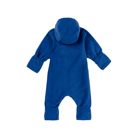 Sterntaler Baby Overall Fleece Unisex - Jumpsuit aus Microfleece Stickerei, Reißverschluss, sowie Hand- und Fußstulpen - kobaltblau, 74
