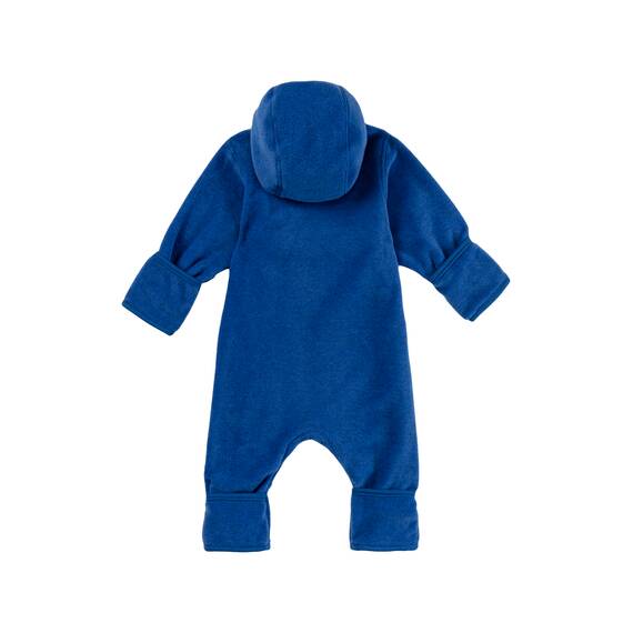 Sterntaler Baby Overall Fleece Unisex - Jumpsuit aus Microfleece Stickerei, Reißverschluss, sowie Hand- und Fußstulpen - kobaltblau, 86
