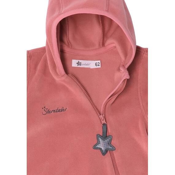 Sterntaler Kleinkind Mädchen Overall Baby Overall - Overall Baby Winter, Baby Overall - aus Microfleece mit Stickerei - rosa, 86