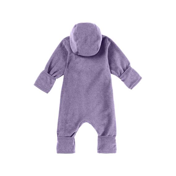 Sterntaler Baby Overall Fleece Mädchen - Jumpsuit aus Microfleece Stickerei, Reißverschluss, sowie Hand- und Fußstulpen - lavendel, 86