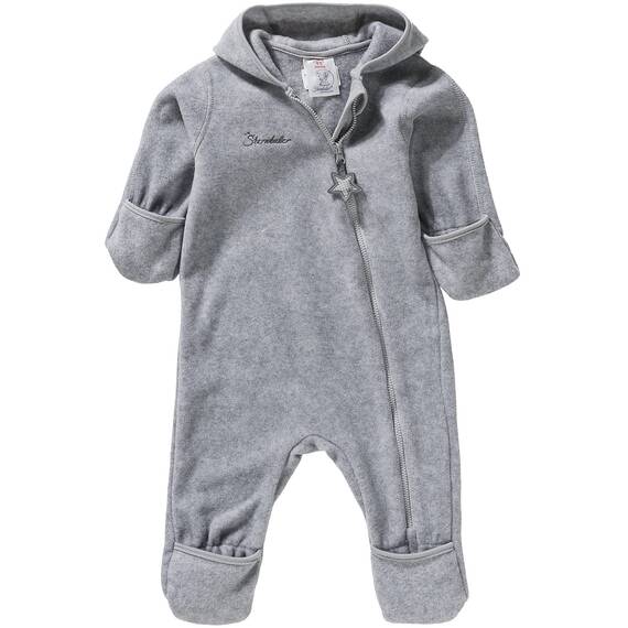 Sterntaler Unisex Baby Overall, Grau (Silber Melange), 86