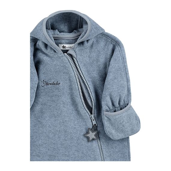Sterntaler Unisex Kinder Overall Baby Fleece Overall, Blau, 68