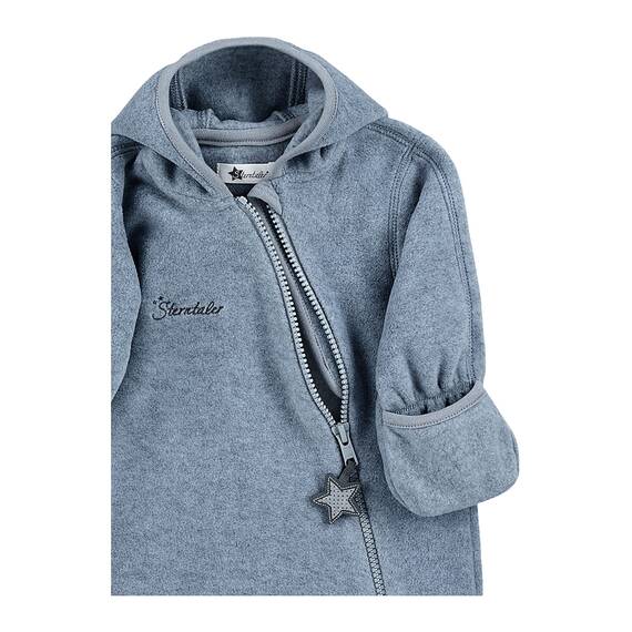 Sterntaler Unisex Kinder Overall Baby Fleece Overall, Blau, 86