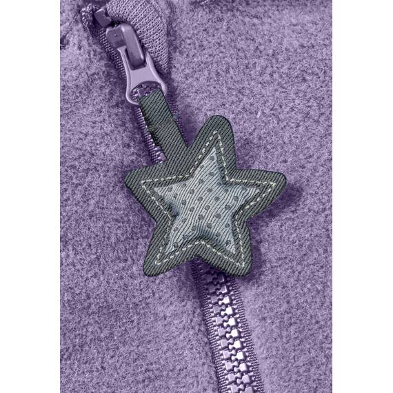 Sterntaler Baby Overall Fleece Mädchen - Jumpsuit aus Microfleece Stickerei, Reißverschluss, sowie Hand- und Fußstulpen - lavendel, 86